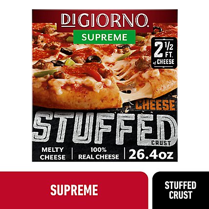 DiGiorno Cheese Stuffed Crust Supreme Frozen Pizza - 26.4 Oz