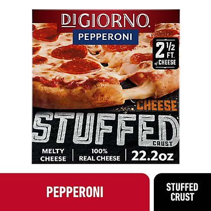 DiGiorno Frozen Pepperoni Stuffed Crust Pizza - 22.2 Oz - Image 1