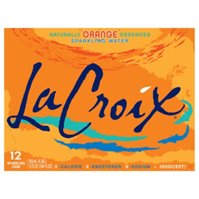 LaCroix Sparkling Water Core Orange 12 Count - 12 Oz - Image 3