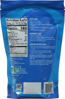 O Organics Beans Black - 16 Oz - Image 5