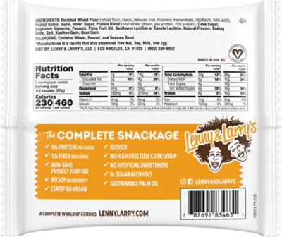 Lenny & Larrys The Complete Cookie Peanut Butter - 4 Oz - Image 6