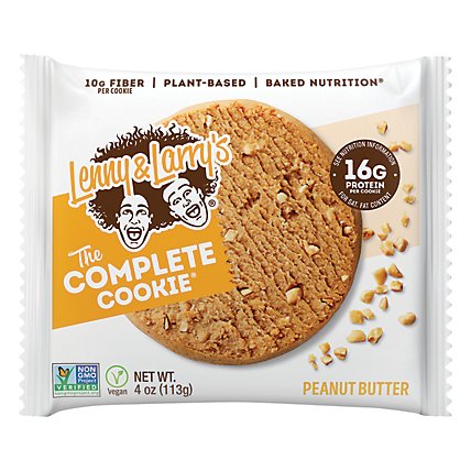 Lenny & Larrys The Complete Cookie Peanut Butter - 4 Oz - Image 1