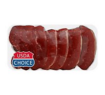 Meat Counter Beef USDA Choice Chuck Strips For BBQ Boneless - 1.50 LB