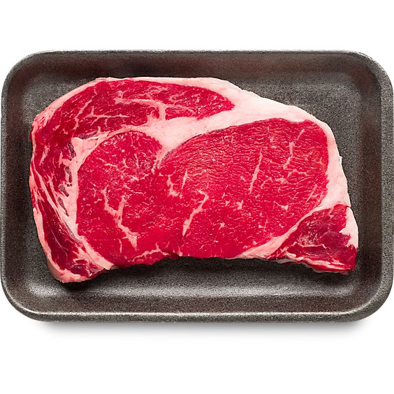 Meat Counter Beef USDA Choice Steak Ribeye Boneless Thin - 1.00 Lb