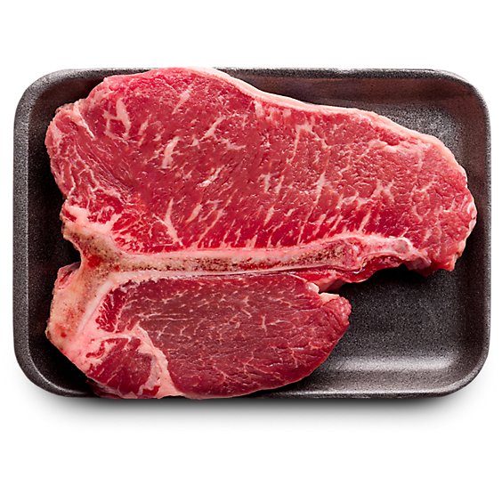 USDA Choice Beef Loin T-Bone Steak Thin Prepacked - 1.50 Lb