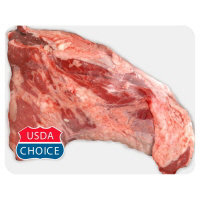 Meat Counter Beef USDA Choice Roast Loin Tri Tip Untrimmed - 3.25 LB