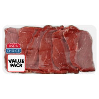 Meat Counter Beef USDA Choice Bottom Round Steak Thin Carne Asada Value Pack - 1 LB - Image 1