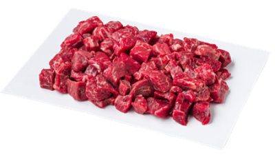 Meat Counter Beef USDA Choice Stew Meat Boneless Extra Lean Valu Pack - 2 LB - Image 1