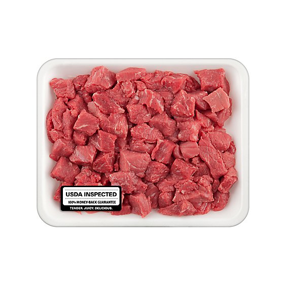 Meat Counter Beef USDA Choice For Stew - 2 LB