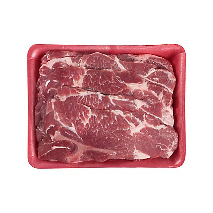 Meat Counter Pork Shoulder Blade Steak Thin Bone In - 1.50 LB - Image 1