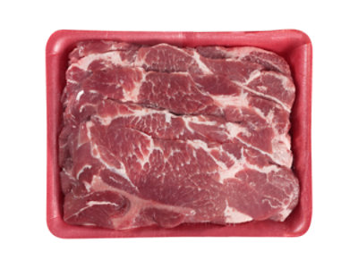 Meat Counter Pork Shoulder Blade Steak Thin Bone In - 1.50 LB