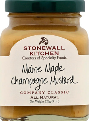 Stonewall Kitchen Mustard Maine Maple Champagne - 8 Oz - Image 2