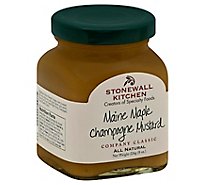 Stonewall Kitchen Mustard Maine Maple Champagne - 8 Oz