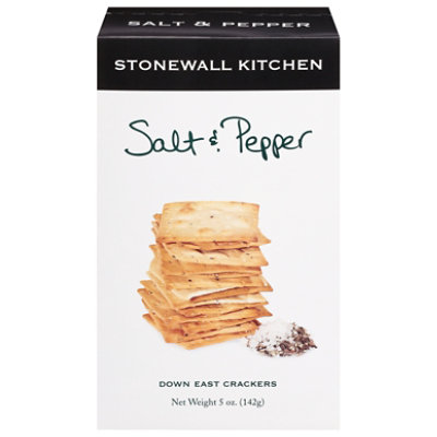 Stonewall Kitchen Crackers Down East Salt & Pepper - 5 Oz - Image 2