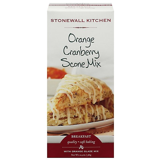 Stonewall Kitchen Breakfast Scone Mix Orange Cranberry - 12.9 Oz