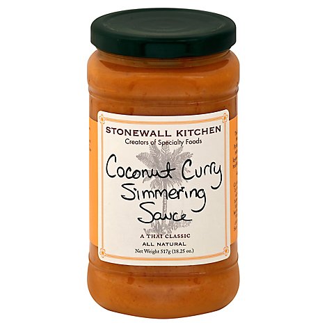 Stonewall Kitchen Simmering Sauce Coconut Curry Jar - 18.25 Oz