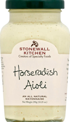 Stonewall Kitchen Mayonnaise Aioli Horseradish - 10.25 Oz - Image 2