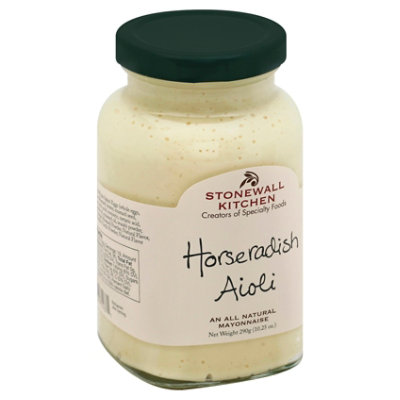 Stonewall Kitchen Mayonnaise Aioli Horseradish - 10.25 Oz - Image 1