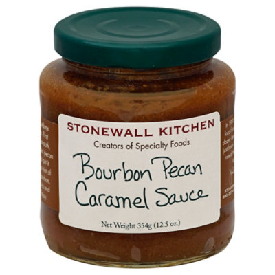 Stonewall Kitchen Sauce Caramel Bourbon Pecan - 12.5 Oz - Image 1