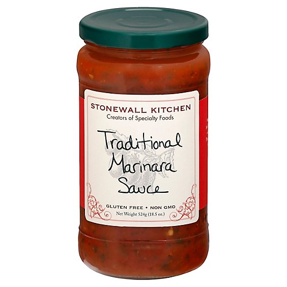 Stonewall Kitchen Sauce Traditional Marinara Jar - 18.5 Oz