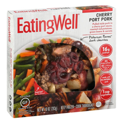 EatingWell Frozen Entree Cherry Port Pork - 10 Oz - Image 1