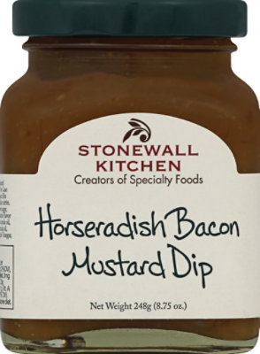 Stonewall Kitchen Dip Mustard Horseradish Bacon - 8.75 Oz - Image 2