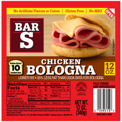 Bar-S Bologna Chicken - 12 Oz - Image 2