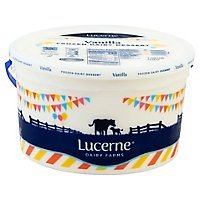 Lucerne Frozen Dairy Dessert Vanilla 1 Gallon - 3.78 Liter - Image 1