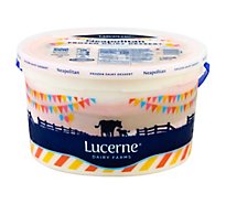 Lucerne Frozen Dairy Dessert Neapolitan 1 Gallon - 3.78 Liter