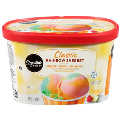 Friendly's Raspberry Lemon and Orange Sherbet - 1.5 Quart - starmarket