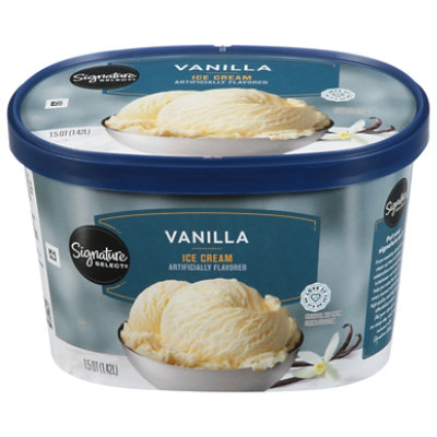 Signature SELECT Ice Cream Vanilla - 1.5 Quart - Image 3