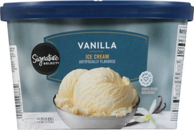 Signature SELECT Ice Cream Vanilla - 1.5 Quart - Image 6