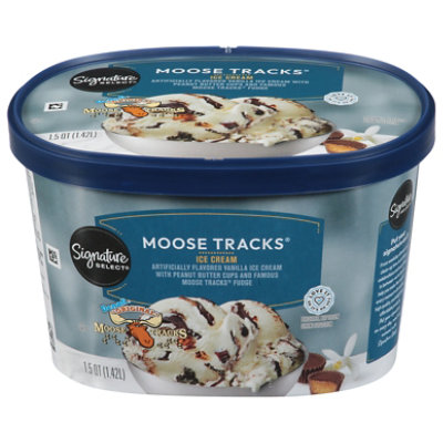 Signature SELECT Ice Cream Moose Tracks Original - 1.5 Quart - Image 3