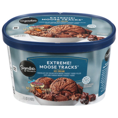 Signature SELECT Ice Cream Moose Tracks Extreme - 1.5 Quart - Image 3