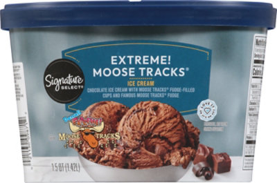 Signature SELECT Ice Cream Moose Tracks Extreme - 1.5 Quart - Image 6