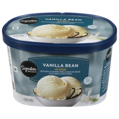 Signature SELECT Ice Cream Vanilla Bean - 1.5 Quart - Image 3