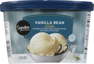 Signature SELECT Ice Cream Vanilla Bean - 1.5 Quart - Image 6