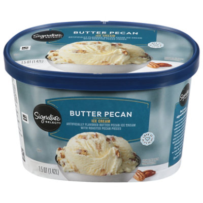 Signature SELECT Ice Cream Butter Pecan - 1.5 Quart - Image 3