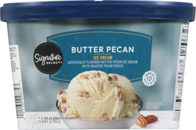 Signature SELECT Ice Cream Butter Pecan - 1.5 Quart - Image 6