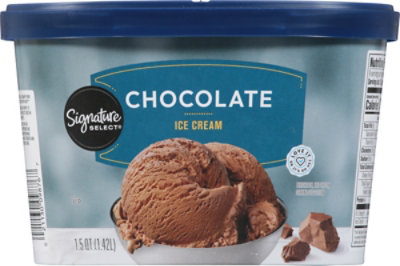 Signature SELECT Ice Cream Chocolate - 1.5 Quart - Image 6