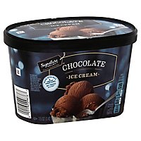 Signature SELECT Ice Cream Chocolate - 1.5 Quart - Image 1
