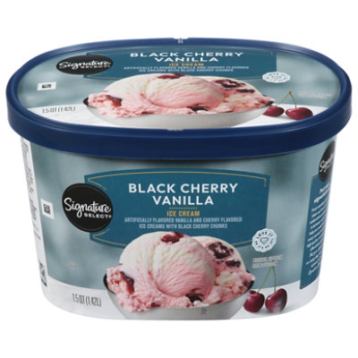 Signature SELECT Ice Cream Cherry Vanilla - 1.5 Quart - Image 3