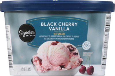 Signature SELECT Ice Cream Cherry Vanilla - 1.5 Quart - Image 6