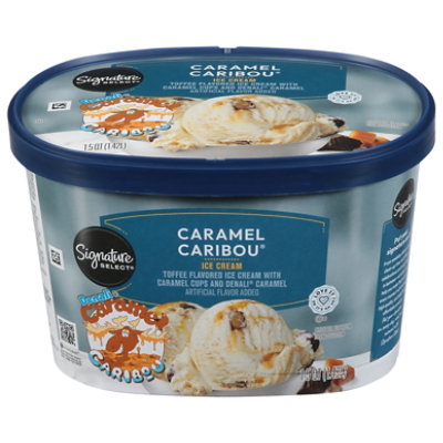 Signature SELECT Ice Cream Caramel Caribou - 1.5 Quart - Image 3