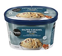 Signature SELECT Ice Cream Salted Caramel Pretzel - 1.5 Quart