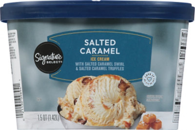 Signature SELECT Ice Cream Salted Caramel - 1.5 Quart - Image 6