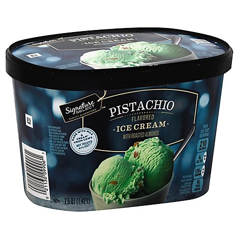 Signature SELECT Ice Cream Pistachio - 1.5 Quart