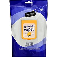 Signature SELECT Furniture Wipes Lemon Scented - 24 Count - Image 2