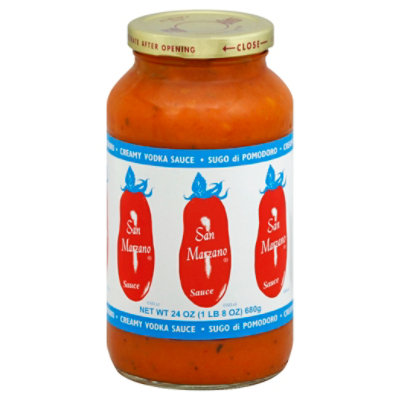 San Marzano Sauce Creamy Vodka Jar - 24 Oz