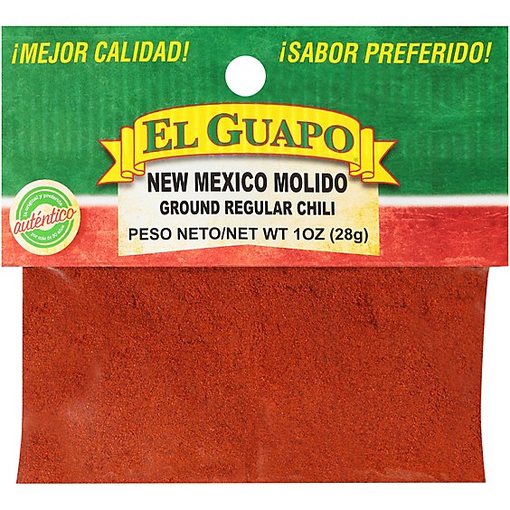 El Guapo New Mexico Molido Ground Regular Chili - 1 Oz
